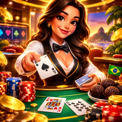 Mesa de blackjack com cartas e fichas para ilustrar guia completo