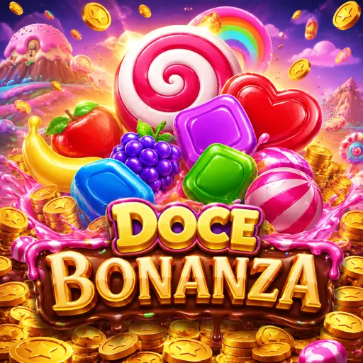 Slot Sweet Bonanza com frutas coloridas e bombons multiplicadores